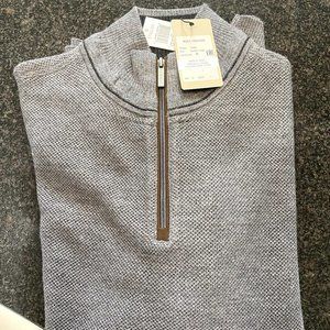 Bugatti Men's Quarter Zip - Knit Troyer - Size M